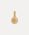 Liberty 9ct Gold Handmade Ianthe Star Diamond Pendant In Gold