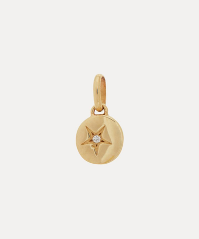 Liberty 9ct Gold Handmade Ianthe Star Diamond Pendant
