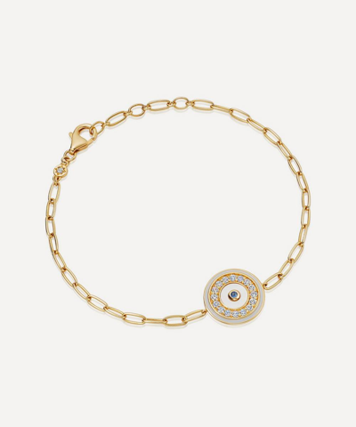 Astley Clarke 18ct Gold Plated Vermeil Silver Circulus Mother Of Pearl Chain Bracelet