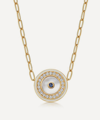 ASTLEY CLARKE 18CT GOLD PLATED VERMEIL SILVER CIRCULUS MOTHER OF PEARL PENDANT NECKLACE
