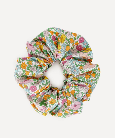 Liberty Poppy Forest Tana Lawn Cotton Hair Scrunchie In Multi
