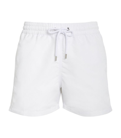 Frescobol Carioca Drawstring Swim Shorts In White