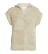 DEVEAUX CROCHET MELODY SWEATER VEST