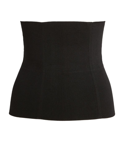 Bumpsuit Maternity Stretch-woven Waist Trainer In Black