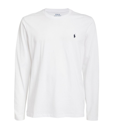 Polo Ralph Lauren Polo Pony Lounge Long-sleeved T-shirt In White