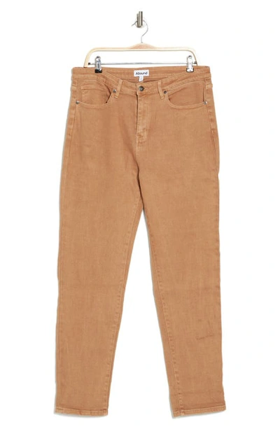 Abound Relaxed Fit Jeans In Tan Overdye