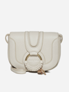 See By Chloé Mini Hana Leather Saddle Bag In Cement Beige
