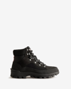 Hunter Women's Explorer Insulated Lace-up Commando Boots In Black