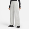 Nike Women's  Sportswear Phoenix Fleece High-waisted Wide-leg Sweatpants In Dark Grey Heather/sail
