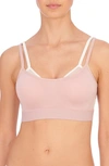 Natori Gravity Contour Underwire Sports Bra In Rose Beige/ Warm White