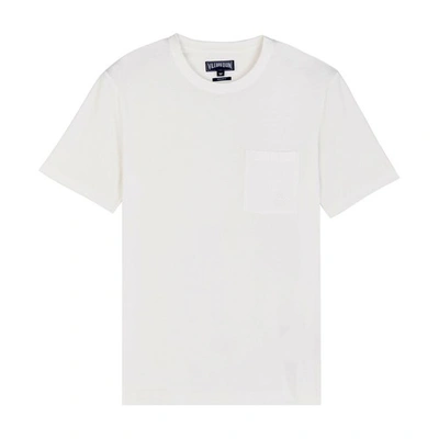 Vilebrequin Men Organic Cotton T-shirt Solid In Nocolor