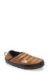 The North Face Thermoball™ Traction Water Resistant Slipper In Brown/ Black