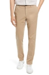 Theory Zaine Patton Slim Fit Pants In Beige Stone