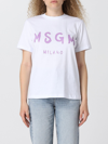 Msgm T-shirts  Women Color White