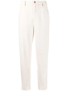 Brunello Cucinelli Straight-leg Cut Trousers In Nude