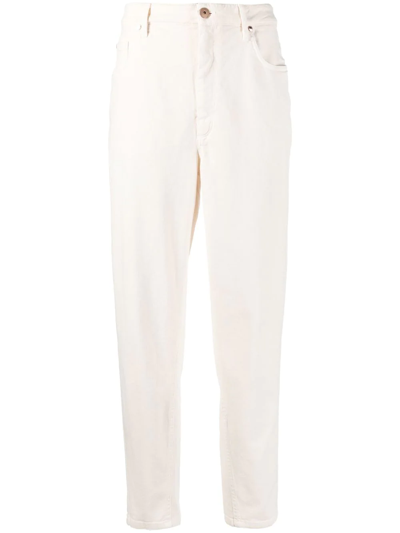 Brunello Cucinelli Straight-leg Cut Trousers In C600 White