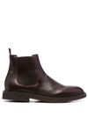 BRUNELLO CUCINELLI LEATHER ANKLE BOOTS