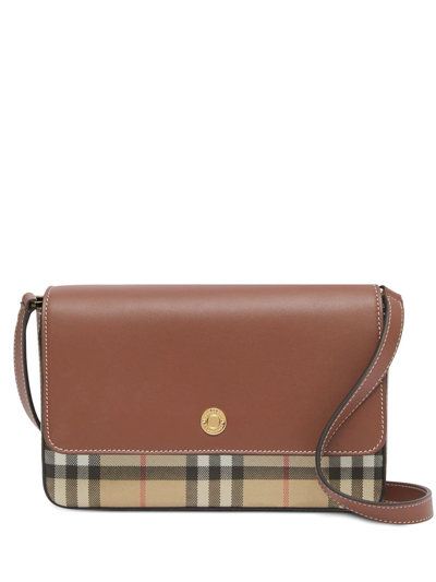 Burberry Penny Crossbody Bag In Brown