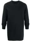 Rick Owens Black Level Long Sleeve T-shirt In Schwarz