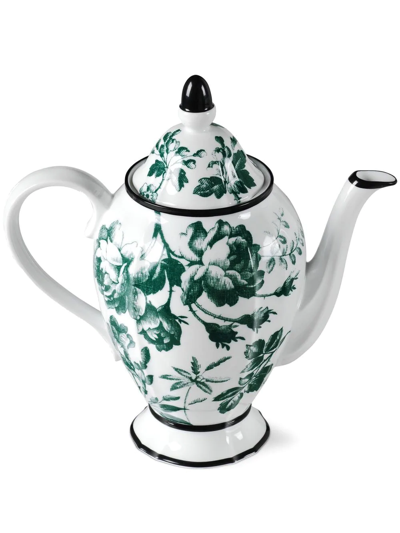 Gucci Herbarium Coffee Pot In Weiss