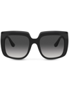 Dolce & Gabbana Square-frame Sunglasses In Black