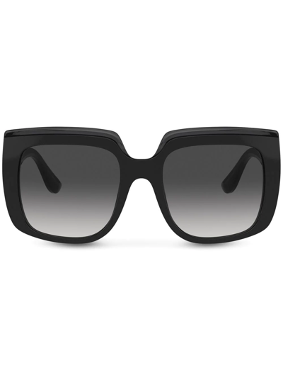 Dolce & Gabbana Square-frame Sunglasses In Schwarz