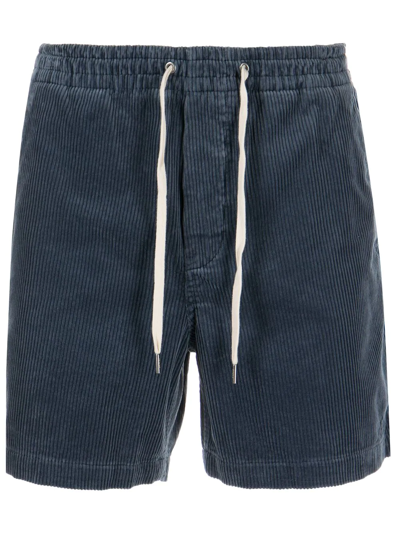 Polo Ralph Lauren Drawstring-waist Corduroy Shorts In Blau
