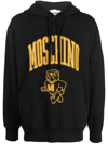 MOSCHINO VARSITY BULLDOG DRAWSTRING HOODIE