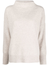 Vince Boiled Cashmere Turtleneck Pullover In Nude