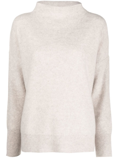 VINCE MOCK-NECK CASHMERE JUMPER