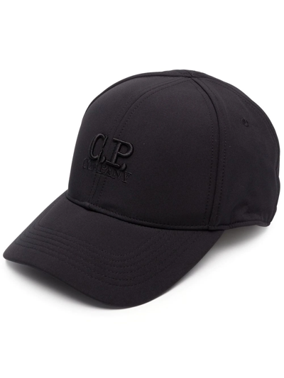 C.p. Company C.p.company Logo Embroidered Baseball Cap In Black