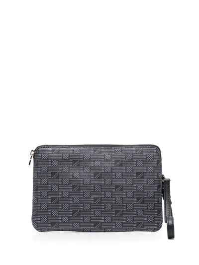 Moreau Top-zip Clutch Bag In Schwarz