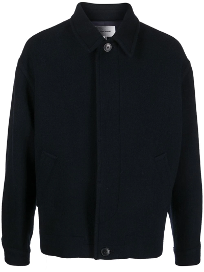 Isabel Marant Long-sleeve Bomber Jacket In Blue