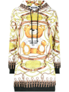 MOSCHINO TOY BEAR PRINT HOODIE DRESS