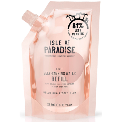 Isle Of Paradise Self-tanning Water Refill Pouch Light 200ml