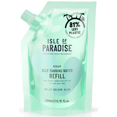 Isle Of Paradise Self-tanning Water Refill Pouch Medium 200ml