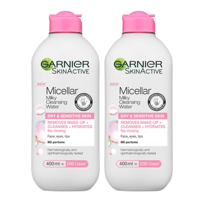 Garnier 胶束牛奶洁肤水 2 X 400ml