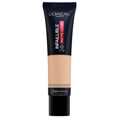 L'oréal Paris Infallible 32hr Matte Cover Foundation 35ml (various Shades) - 200 Golden Sun