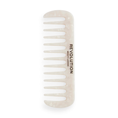 Revolution Haircare Natural Curl Wide Tooth Comb White