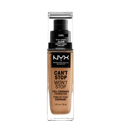 Nyx Professional Makeup Can't Stop Won't Stop 24 Hour Foundation (various Shades) - Camel
