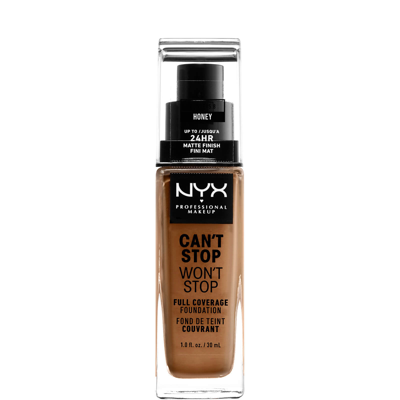 Nyx Professional Makeup Can't Stop Won't Stop 24 Hour Foundation (various Shades) - Honey