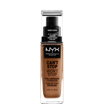 Nyx Professional Makeup Can't Stop Won't Stop 24 Hour Foundation (various Shades) - Warm Carmel