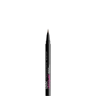 Nyx Professional Makeup Lift And Snatch Brow Tint Pen 3g (various Shades) - Ash Brown
