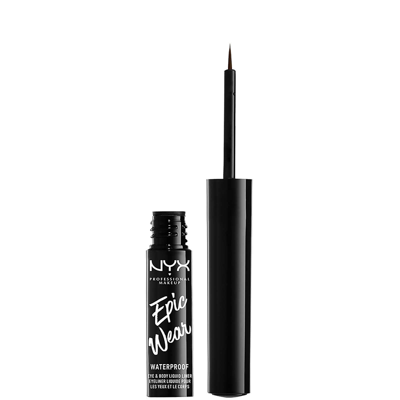 Nyx Professional Makeup Epic Wear Semi Permanent Liquid Liner (various Shades) - Brown