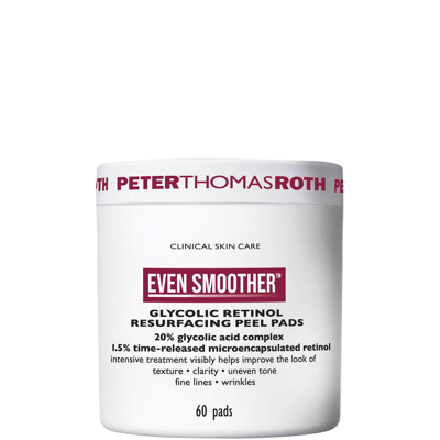 Peter Thomas Roth Even Smoother Glycolic Retinol Resurfacing Peel Pads (60 Pads) In Beauty: Na