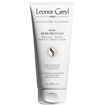 Leonor Greyl Soin Repigmentant Color-enhancing And Nourishing Conditioner 6.7 Oz. - Dark Brown