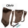 EASILOCKS OLIVIA X EASILOCKS STRAIGHT COLLECTION (VARIOUS OPTIONS) - BROWN COCOA