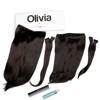 EASILOCKS OLIVIA X EASILOCKS STRAIGHT COLLECTION (VARIOUS OPTIONS) - DARK CHOCOLATE