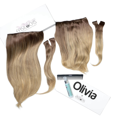 Easilocks Olivia X  Straight Collection (various Options) - Vanilla Balayage