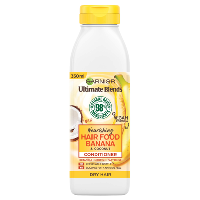 Garnier Ultimate Blends Nourishing Hair Food Banana Conditioner For Dry Hair 350ml